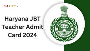 Haryana JBT Teacher