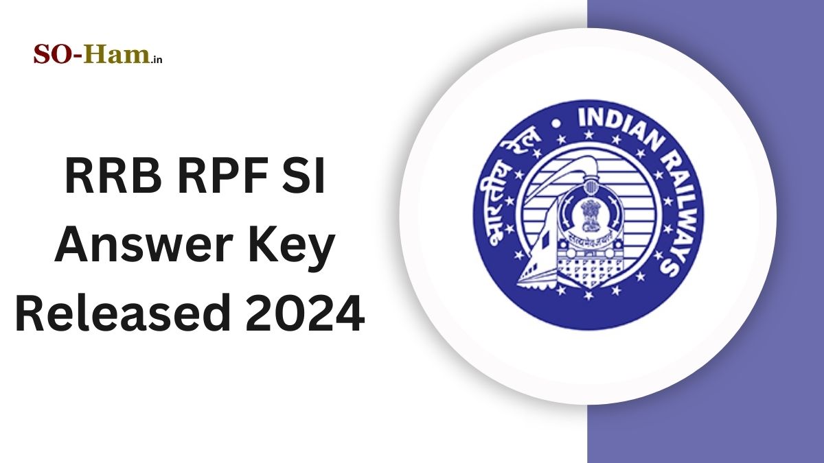 RRB RPF SI Answer Key