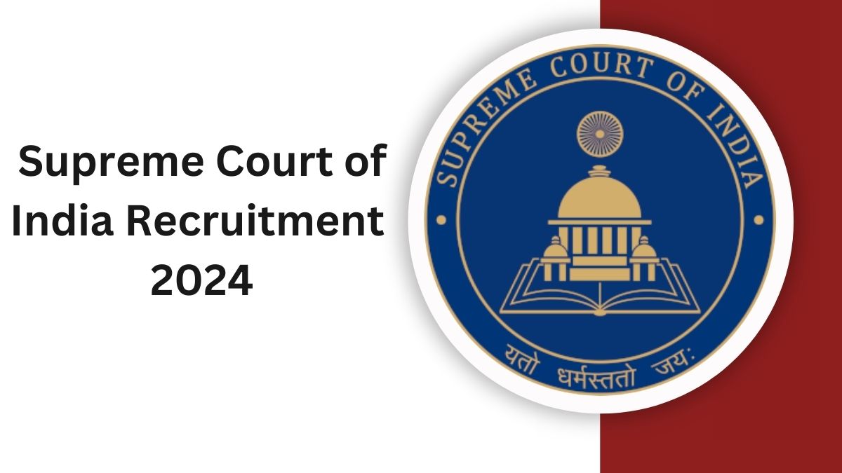 Supreme Court of India Recruitment