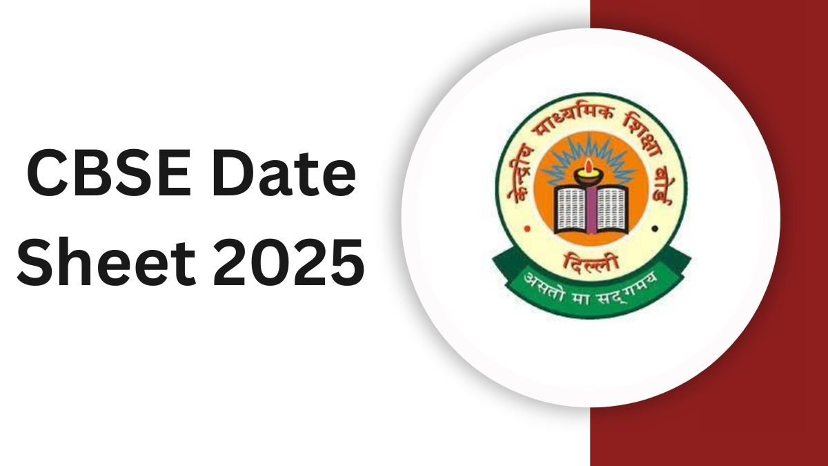 CBSE Date Sheet