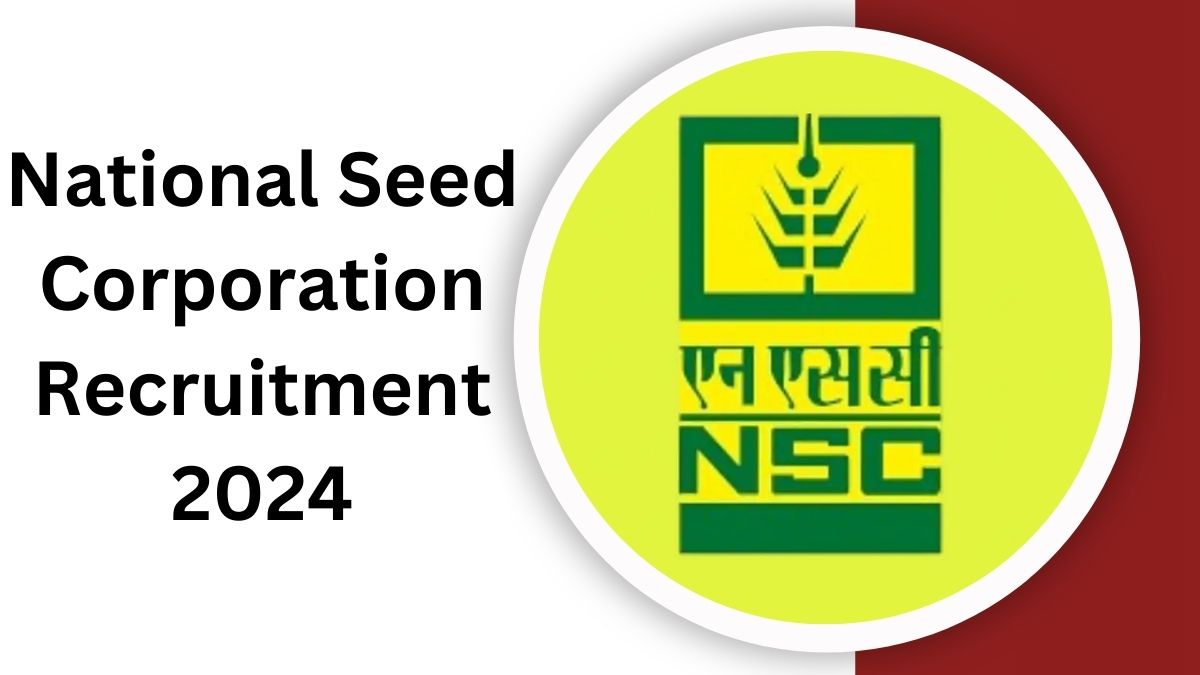 National Seed Corporation Recruitment 2024: Apply Online Until December 8