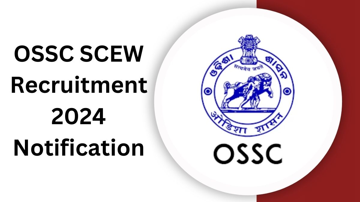 OSSC SCEW Recruitment 2024 Notification: Apply for 324 Vacancies